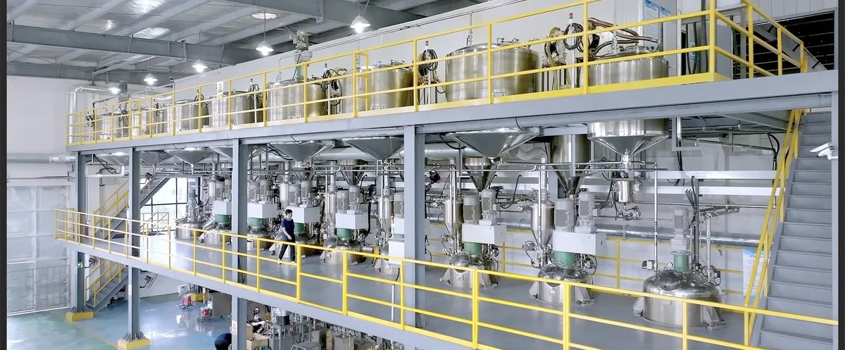 XINCHOR factory — Resin reactor line